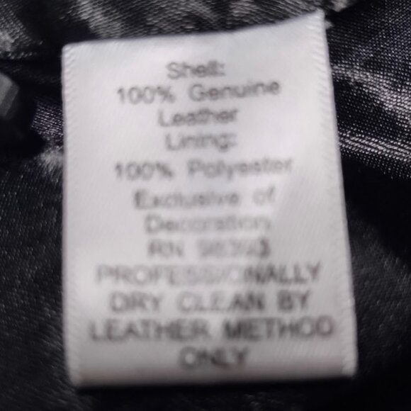 Bradley 100% Genuine Leather Black Trench Coat – Women’s Size 3X, Classic Button - Picture 3 of 4